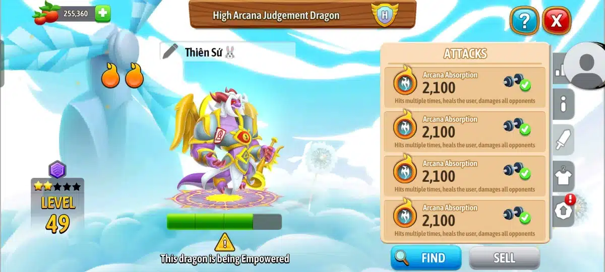 Ảnh show bán nick dragon city