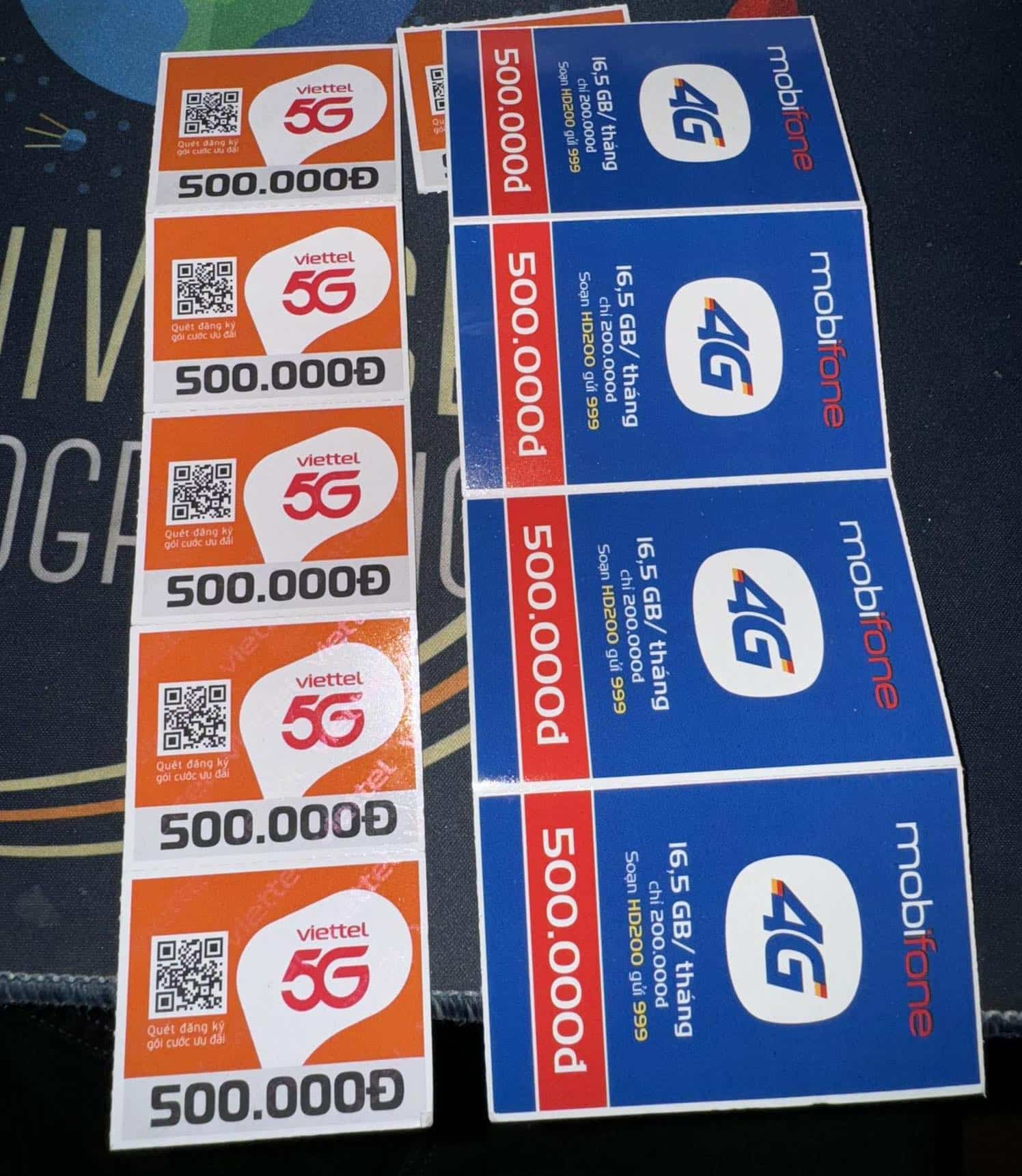 Ảnh thẻ viettel 500k chưa cào