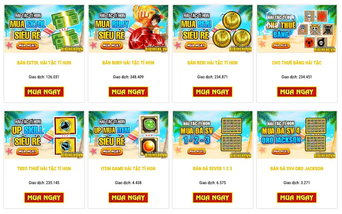 Các Dịch Vụ Shop HTTH