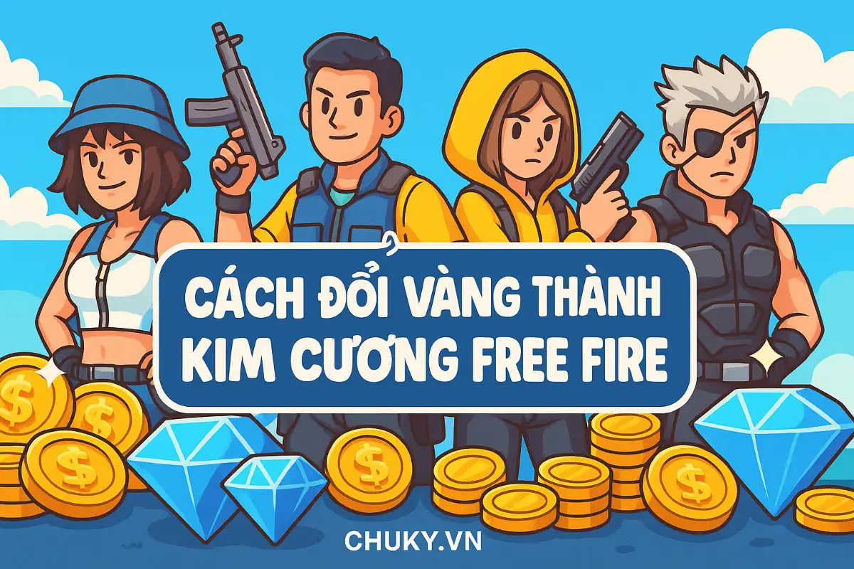 Cách Đổi Vàng Thành Kim Cương Free Fire