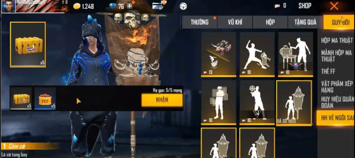 Cách Nhận Hành Động Free Fire Miễn Phí