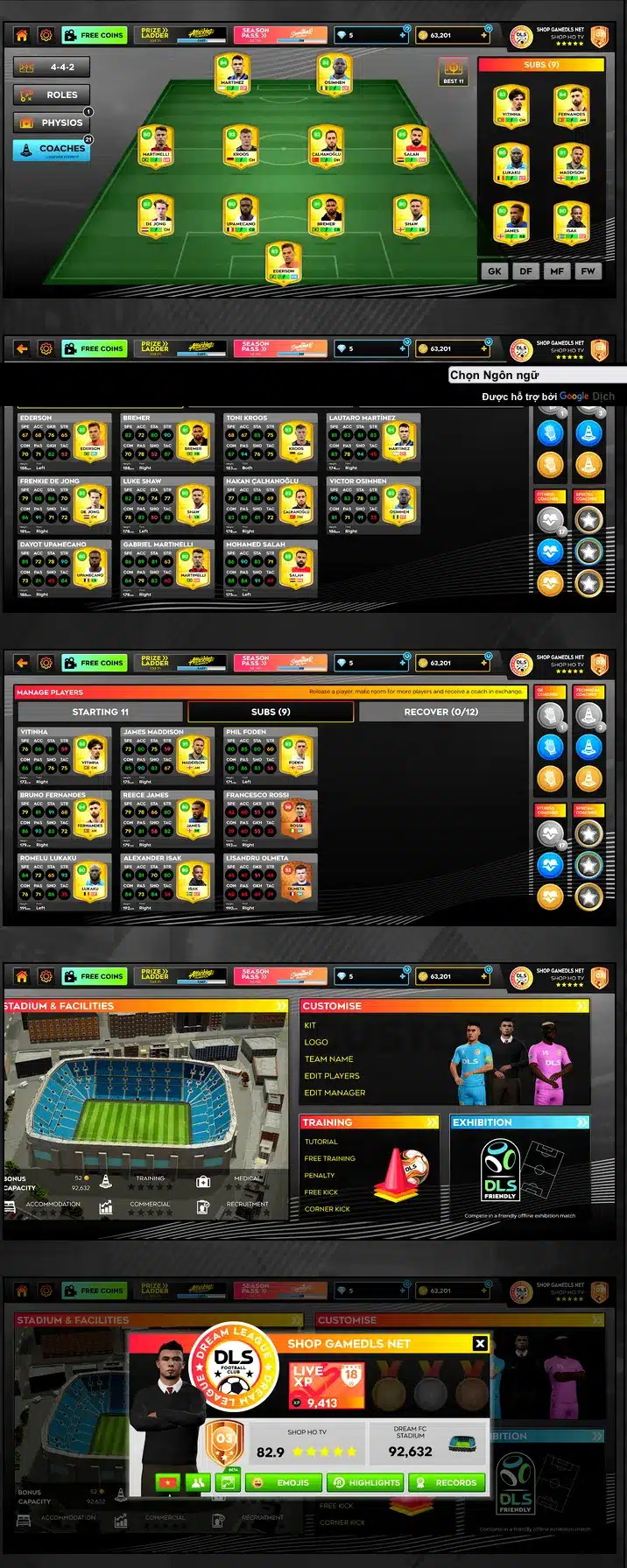 Cho Acc Dream League Soccer