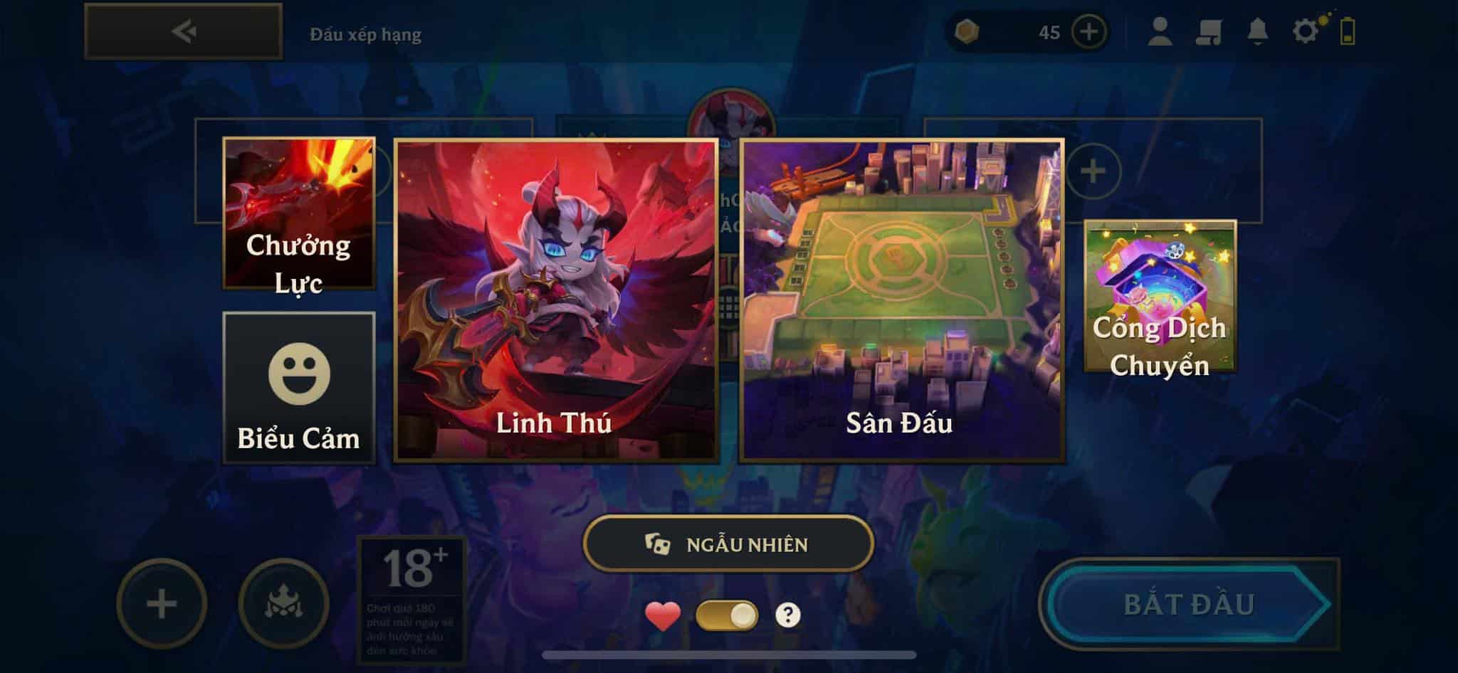 Cho Acc TFT Mobile Free