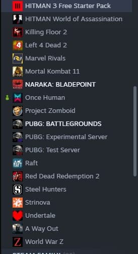 Free acc Steam