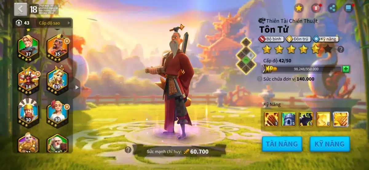 Hình Acc ROK Full Nhân Vật