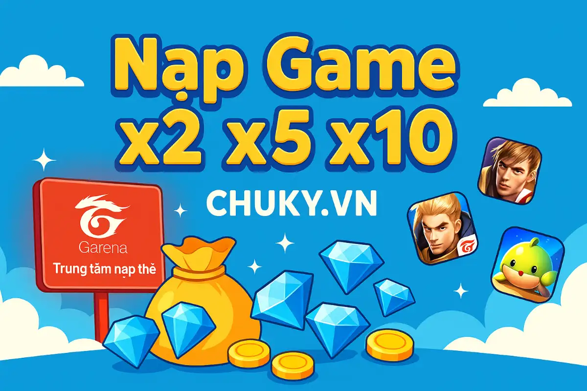 Napgamex2 - Trung tâm nạp thẻ Garena