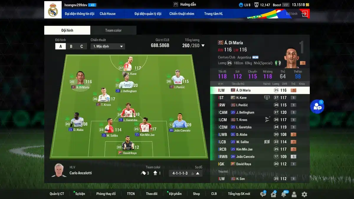 Share Acc FC Online Miễn Phí
