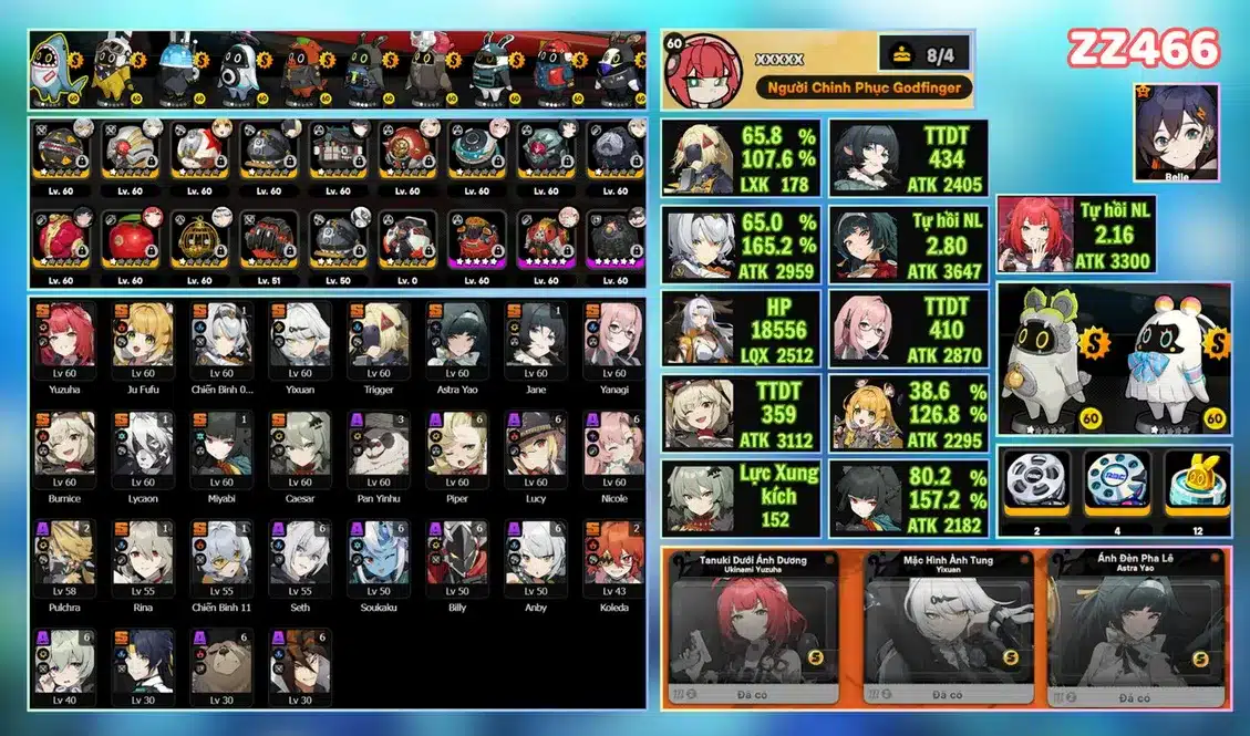 Shop Acc ZZZ Reroll