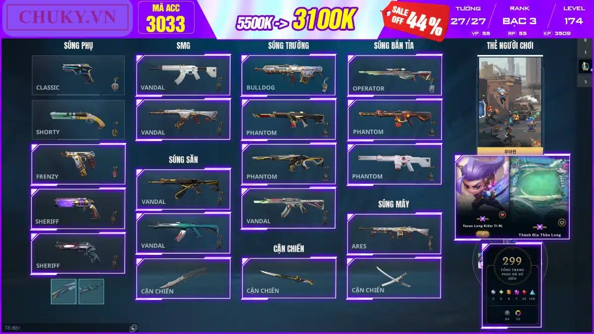 Shop Bán Acc Valorant Giá Rẻ