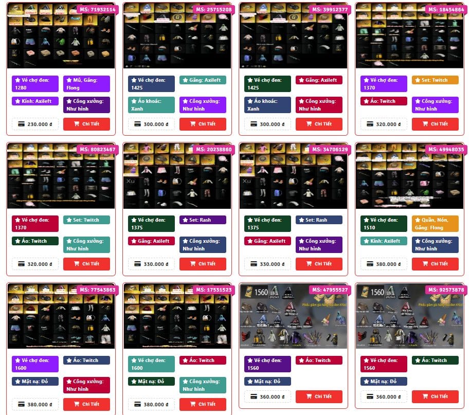 Shop Mua Bán Nick Pubg PC, Mobile Nhiều Giá