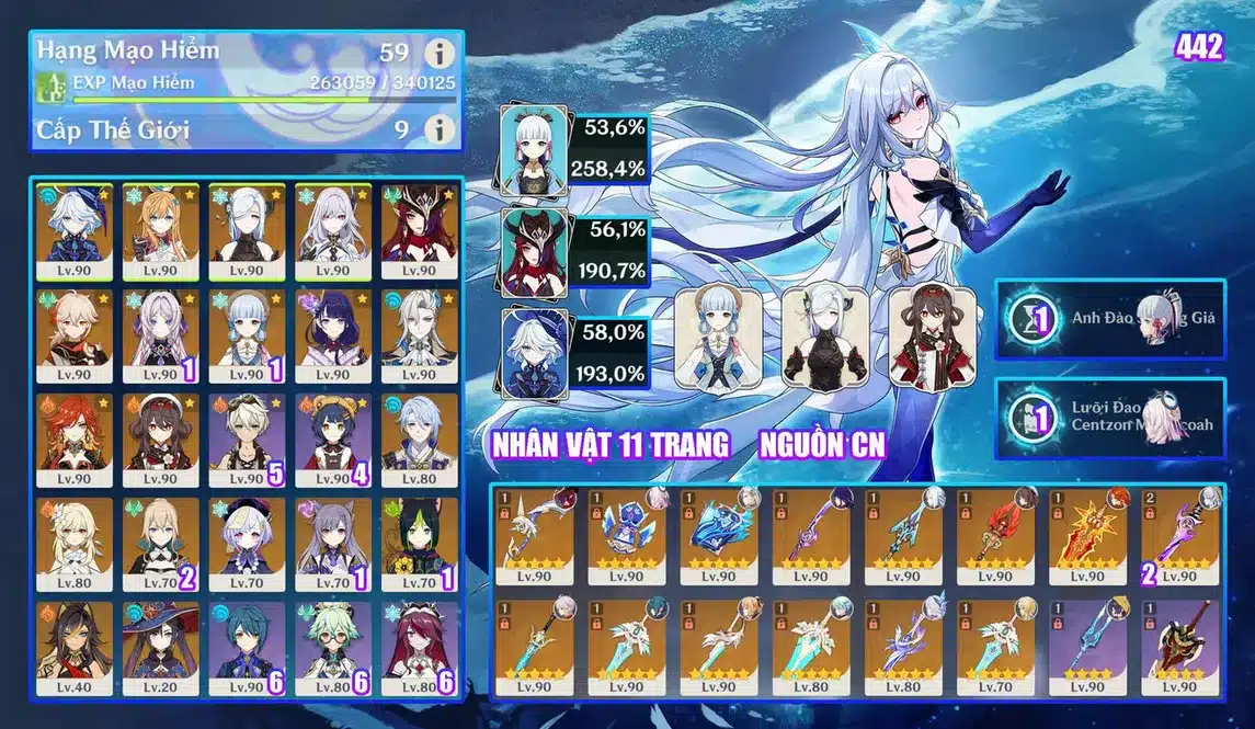 Shop acc Genshin uy tín VIP