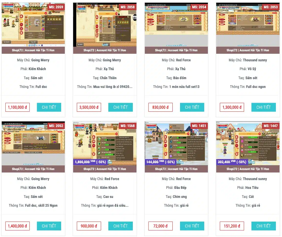 Shop acc HTTH uy tín