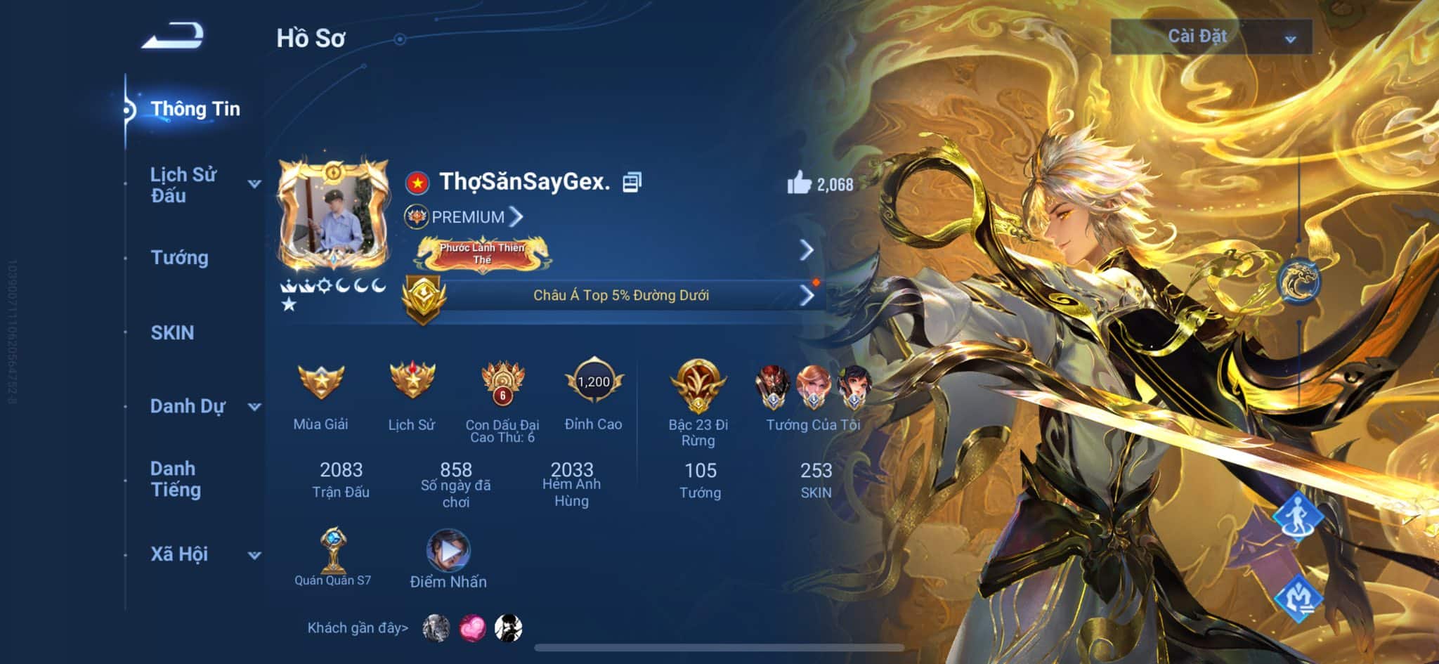 Shop acc VGVD giá rẻ, free