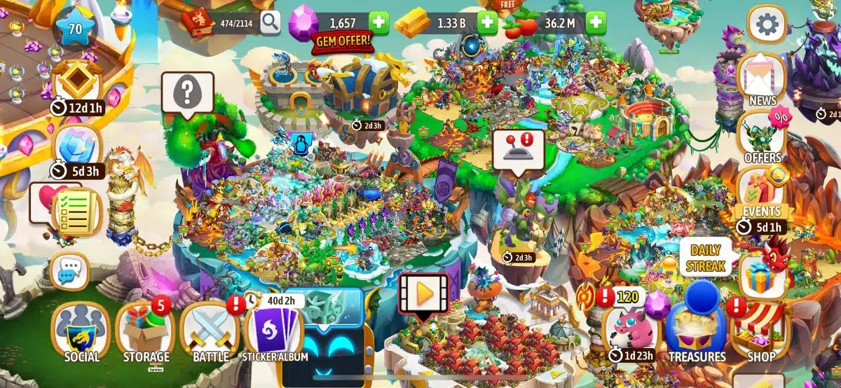 Shop bán acc Dragon City giá rẻ