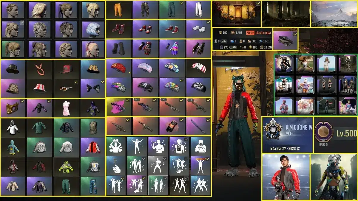 Shop bán acc Pubg Mobile full hàng