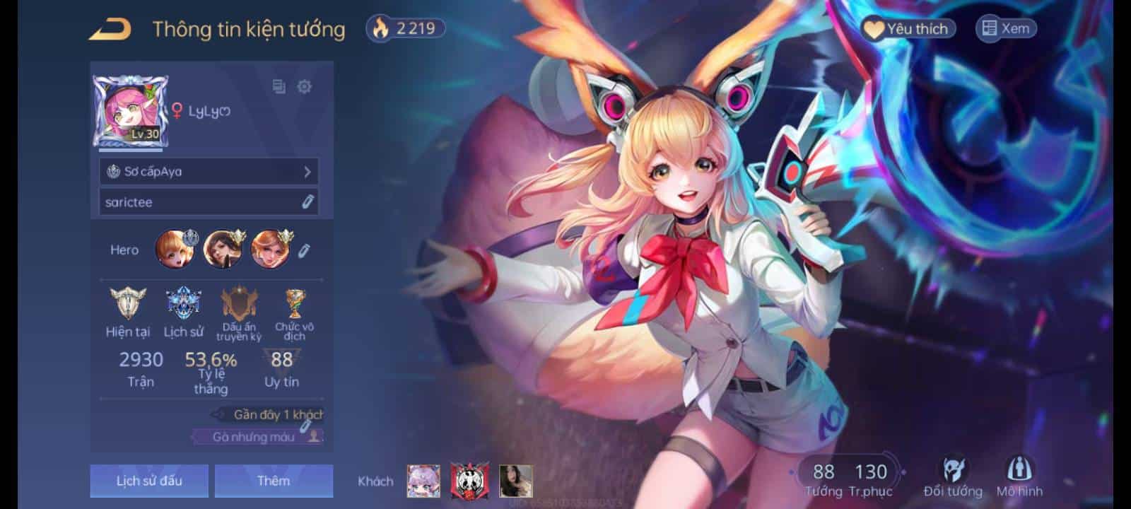 Shop bán acc liên quân 0k