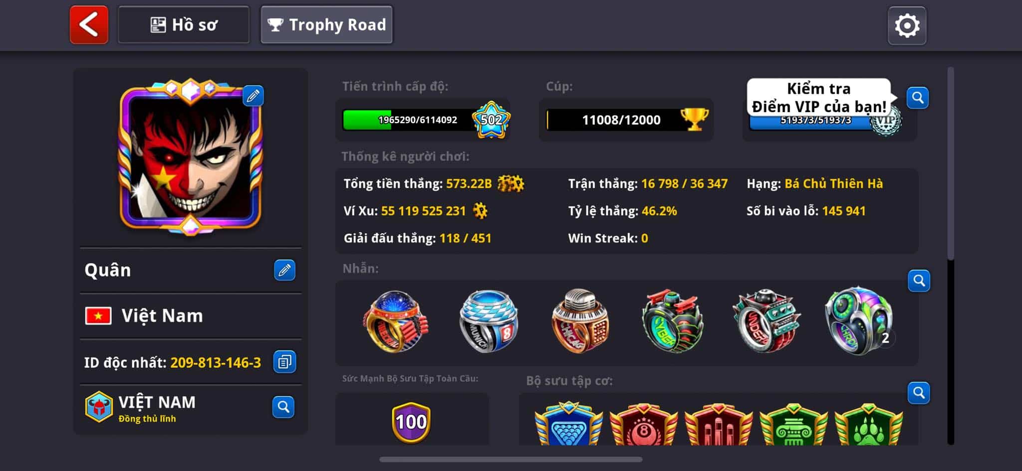 Tài Khoản Miniclip Bida Miễn Phí