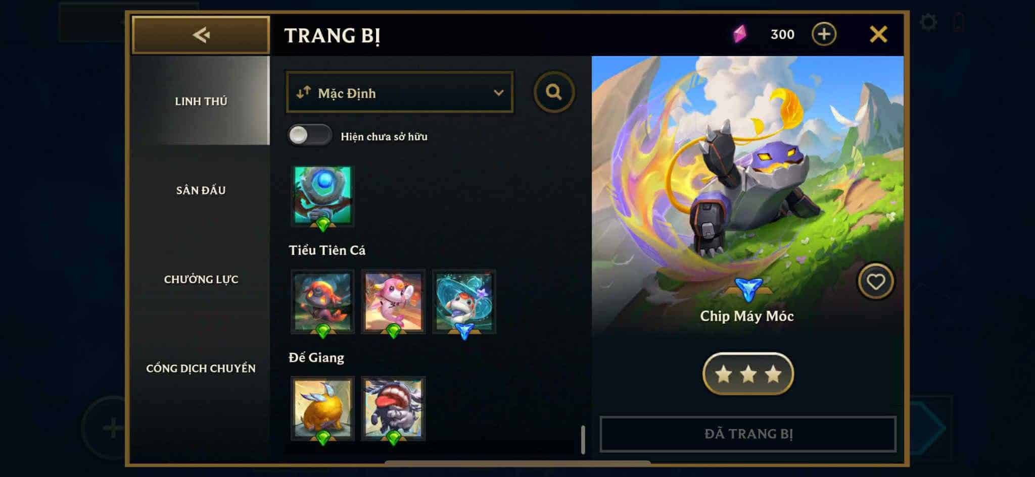 Tặng acc TFT free