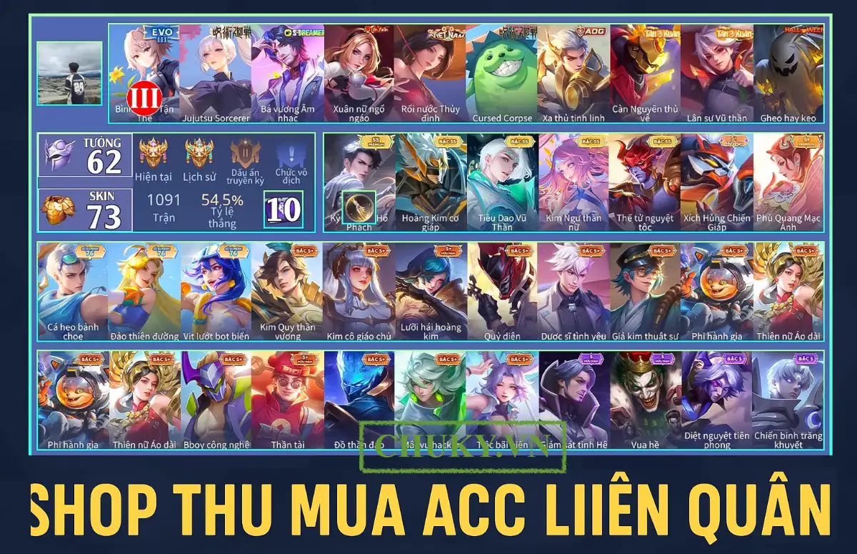 Thu Mua Acc Liên Quân