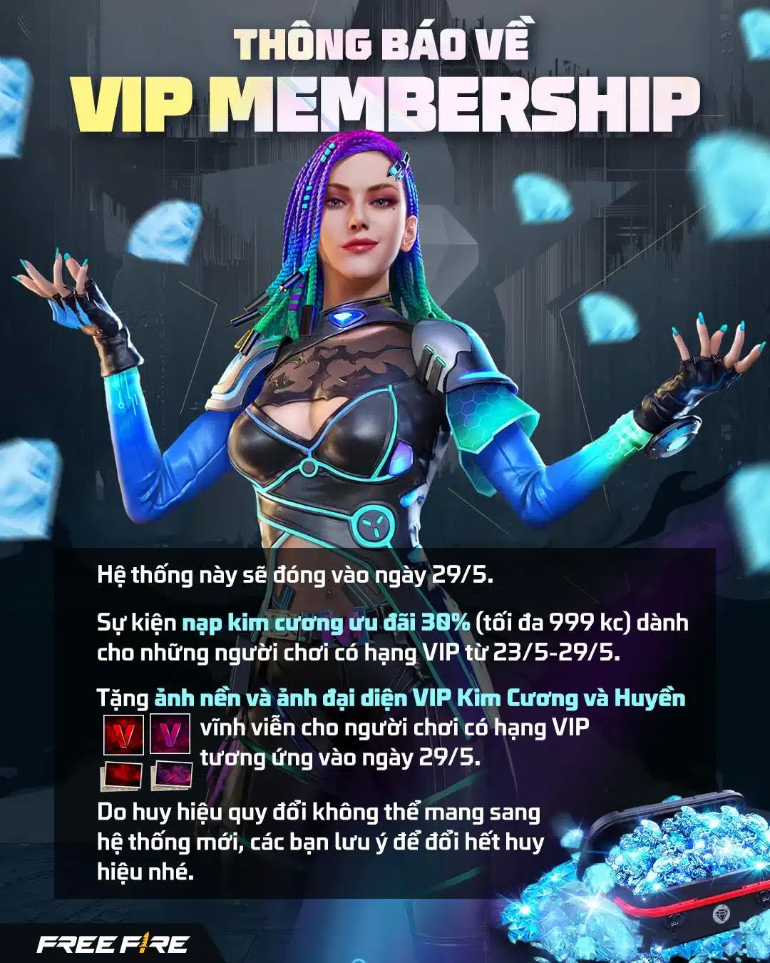 Ưu đãi Garena Membership FF