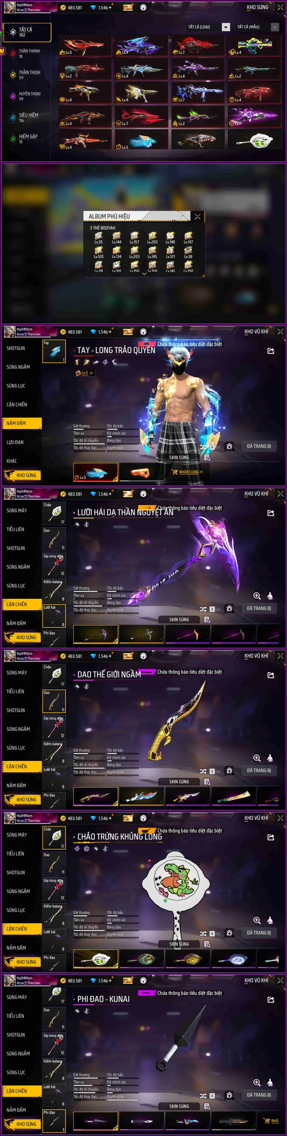 Acc FF 20k VIP Giàu