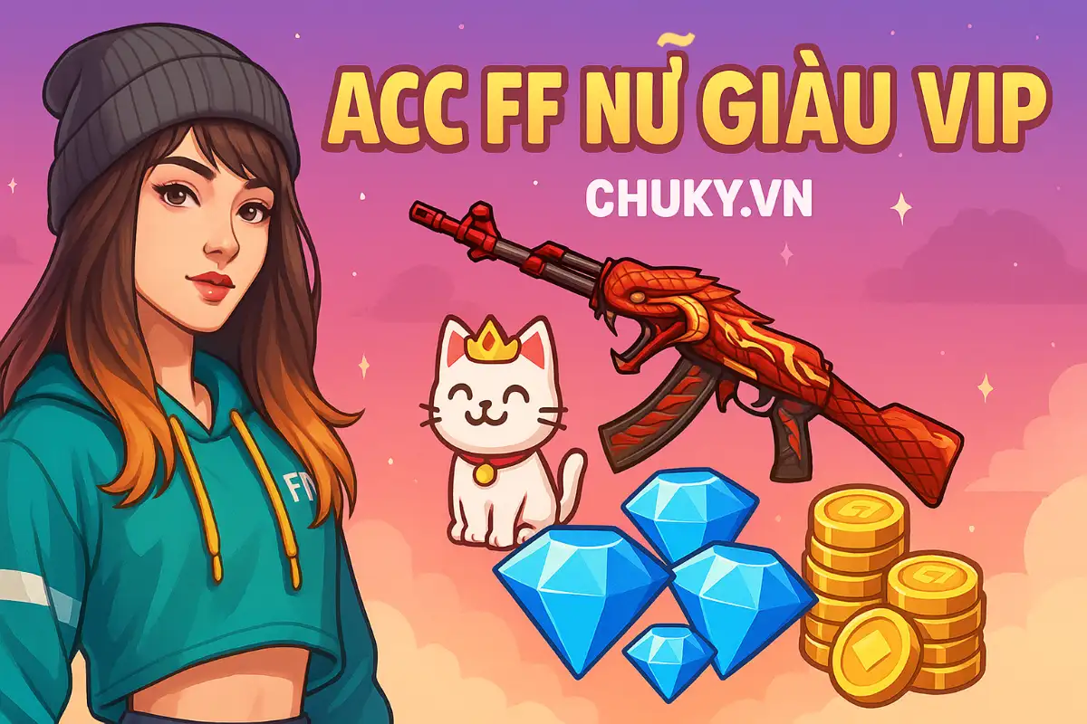 Acc FF Nữ Giàu VIP