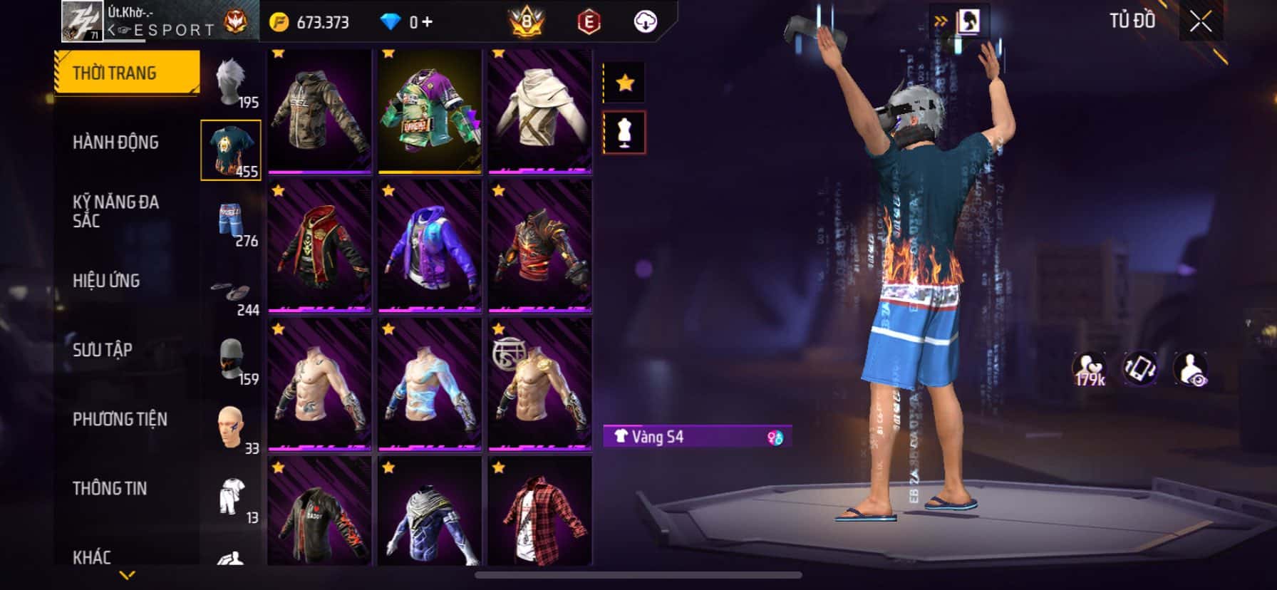 Acc ff vip 8 full skin