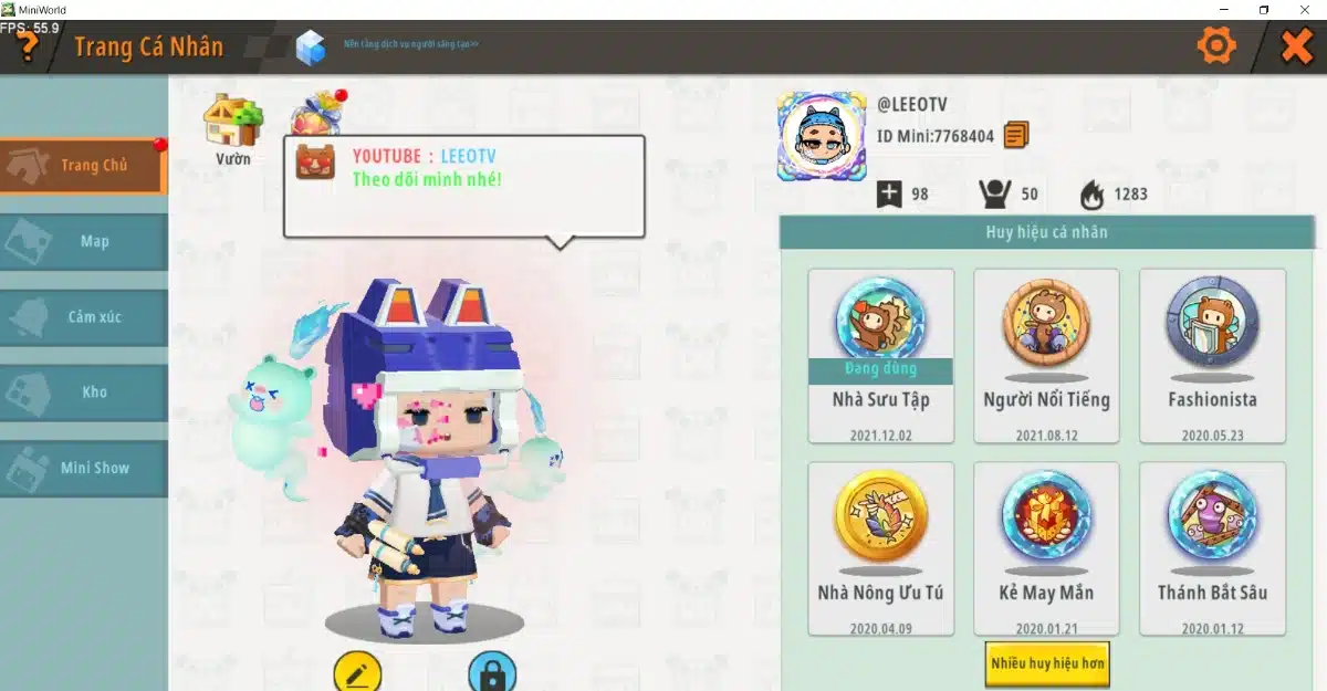 Ảnh Acc Mini World VIP