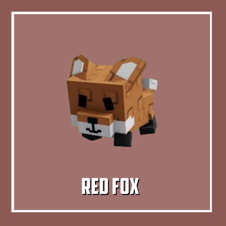 Ảnh red fox trong grow a garden