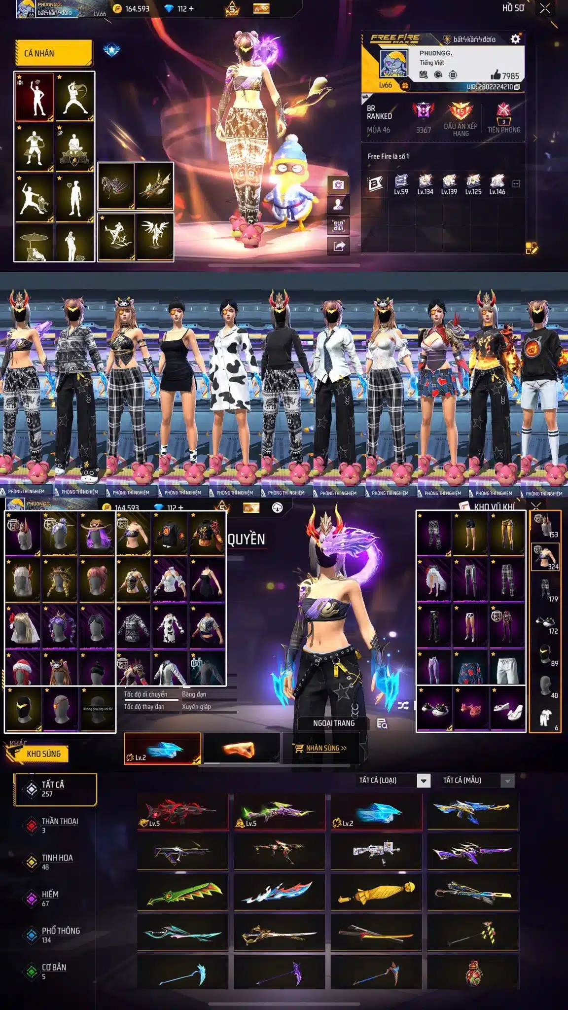 Bán acc ff nữ giá rẻ