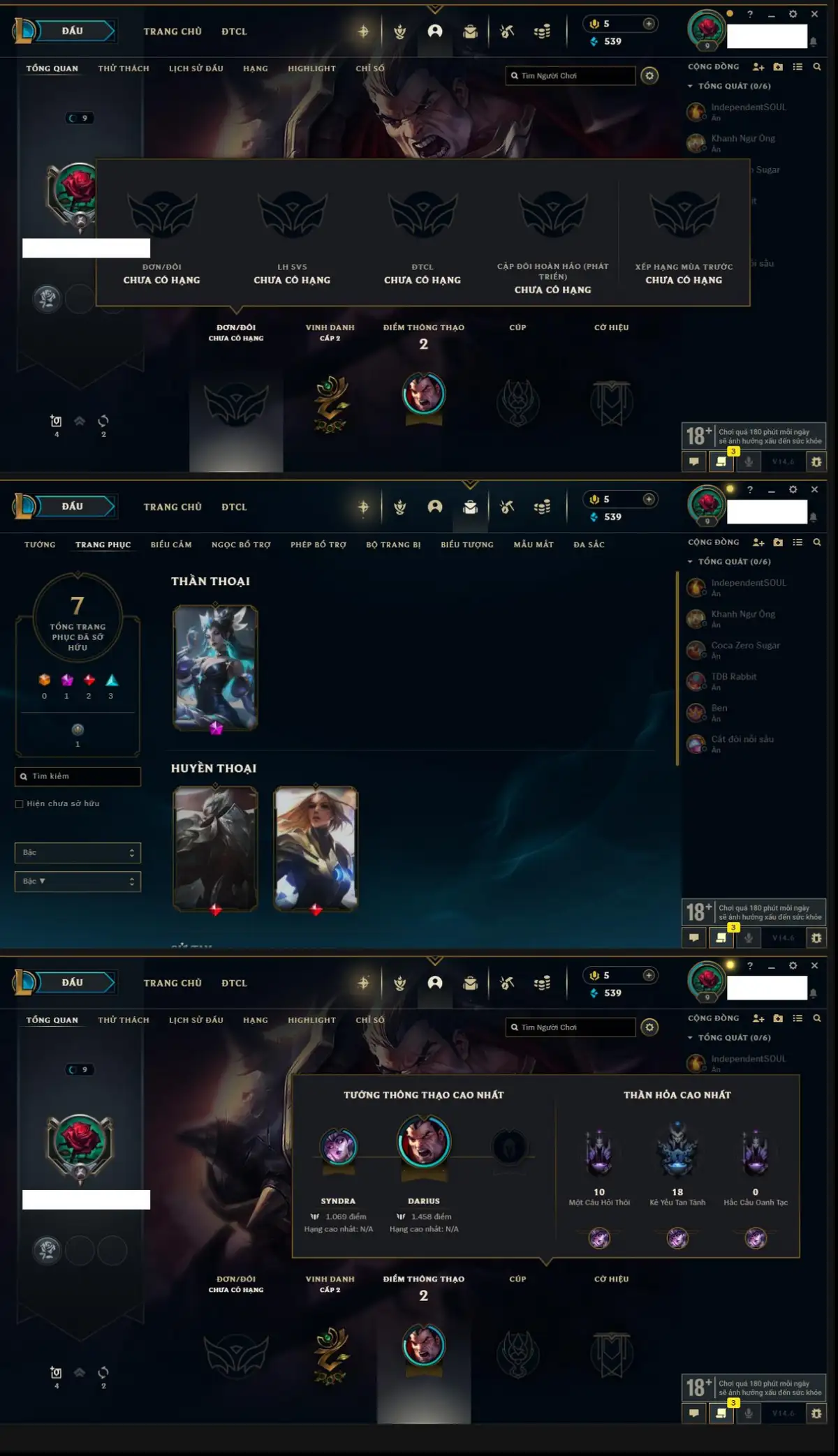 Cho acc rác LOL free