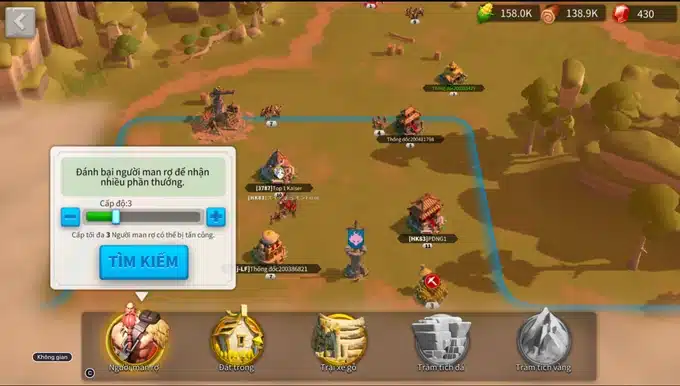 Farm bằng Clone Acc ROK