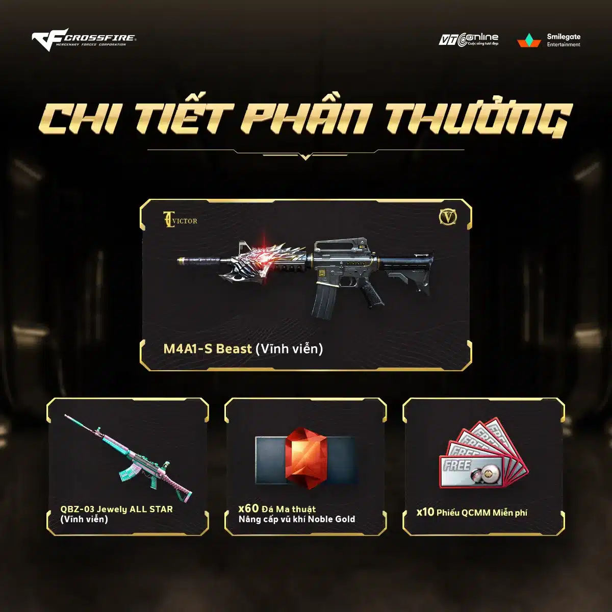Game CrossFire sự kiện nhận thưởng