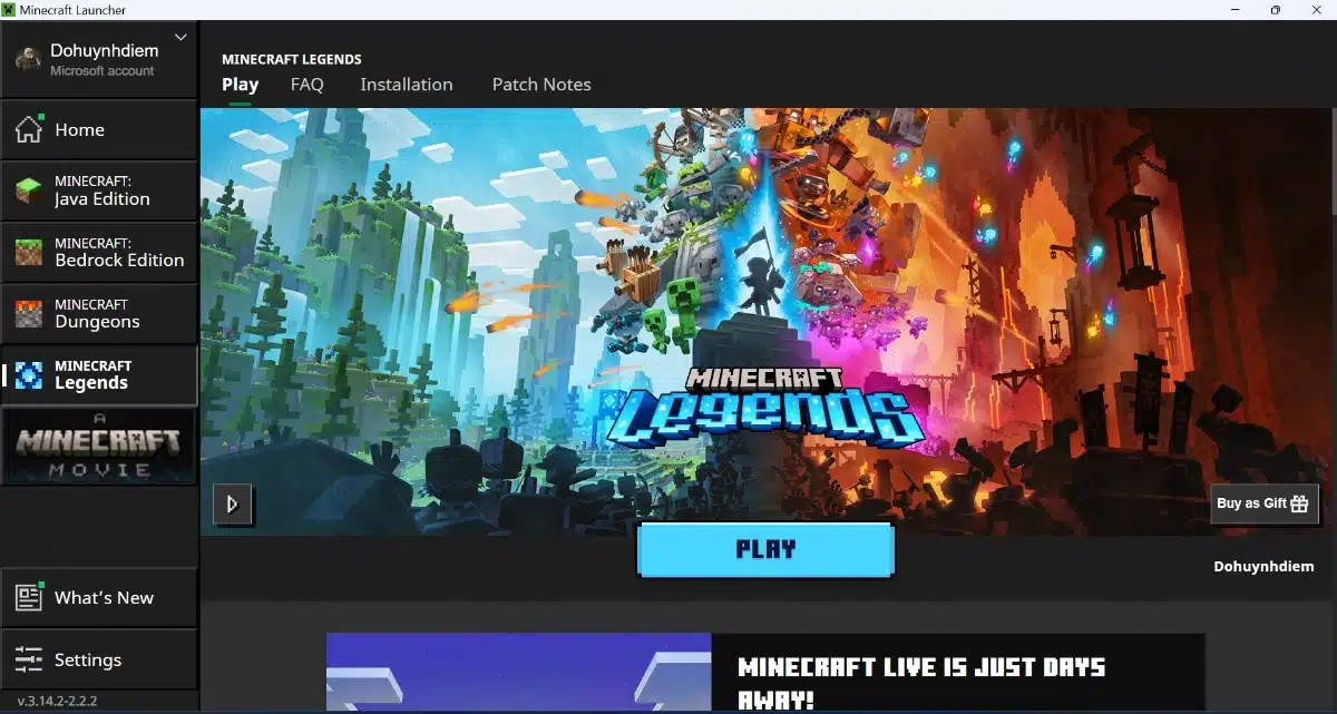 Key Minecraft Bản Quyền Đăng Nhập Game