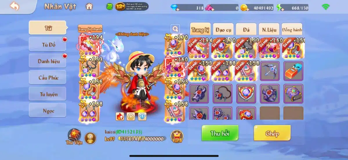 Mua acc gunpow 50k