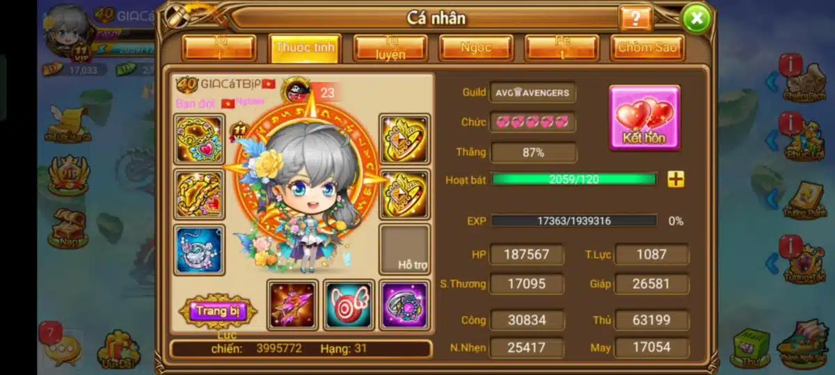 Share Acc Gunny Mobi VIP