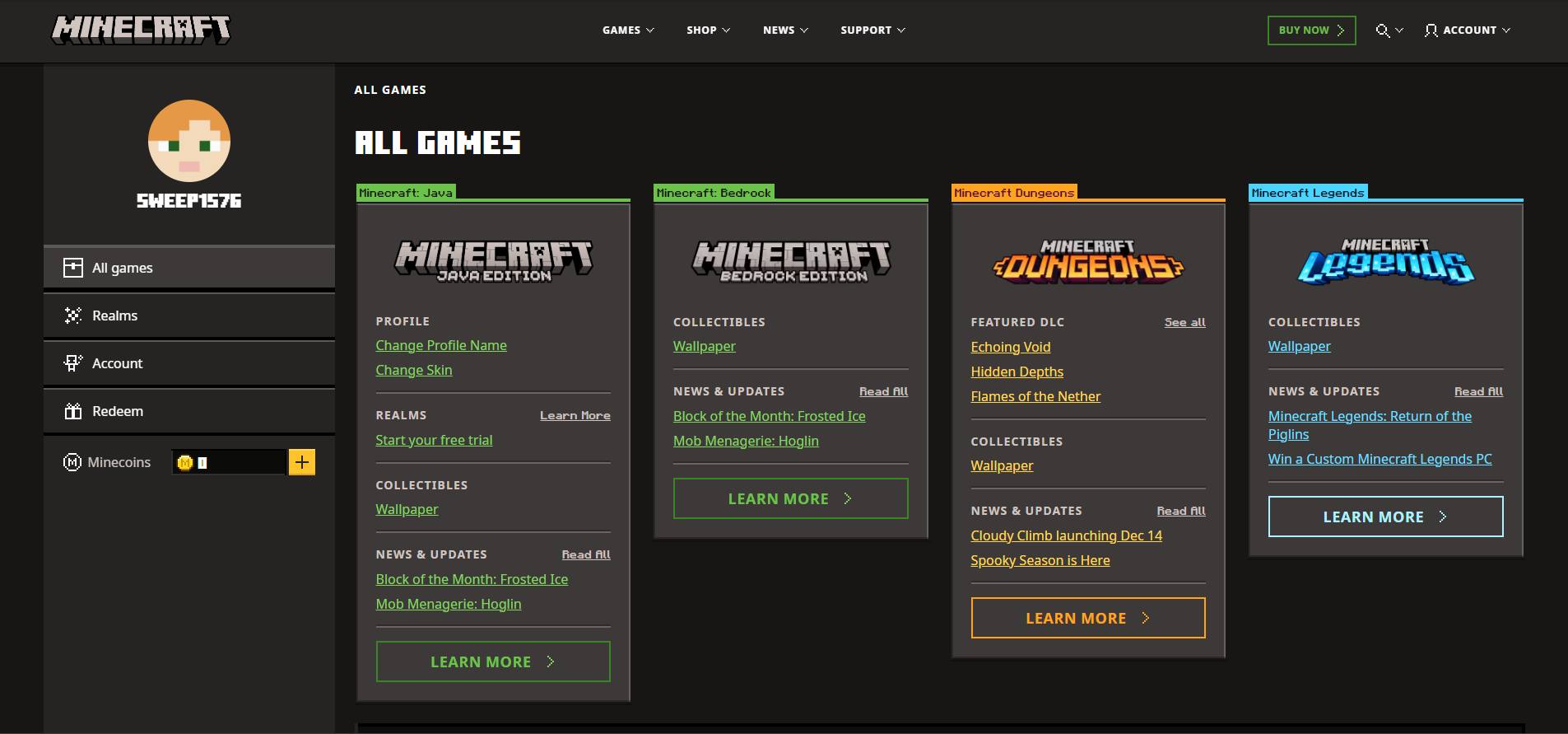 Share free acc minecraft premium
