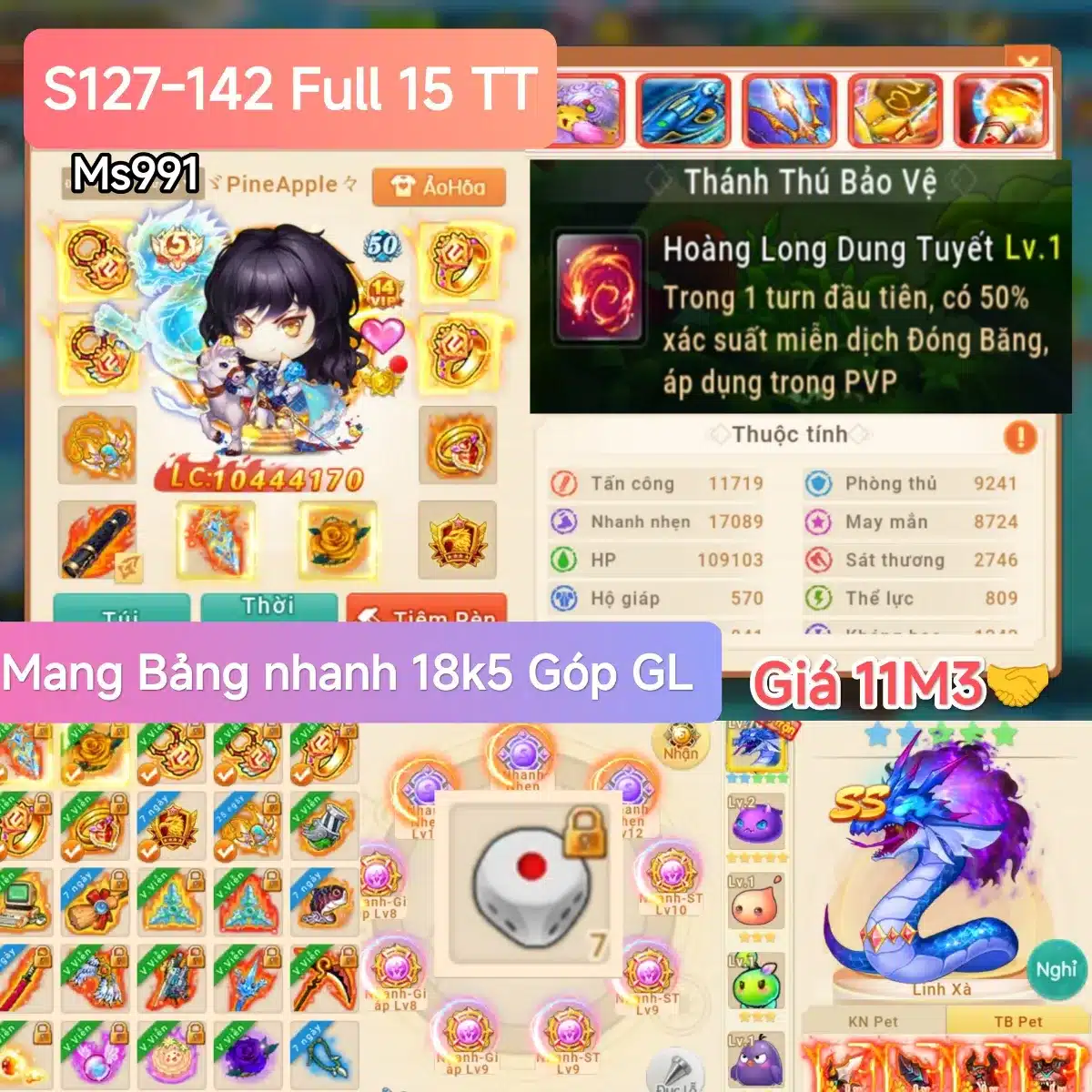 Shop Acc Gunny Origin uy tín