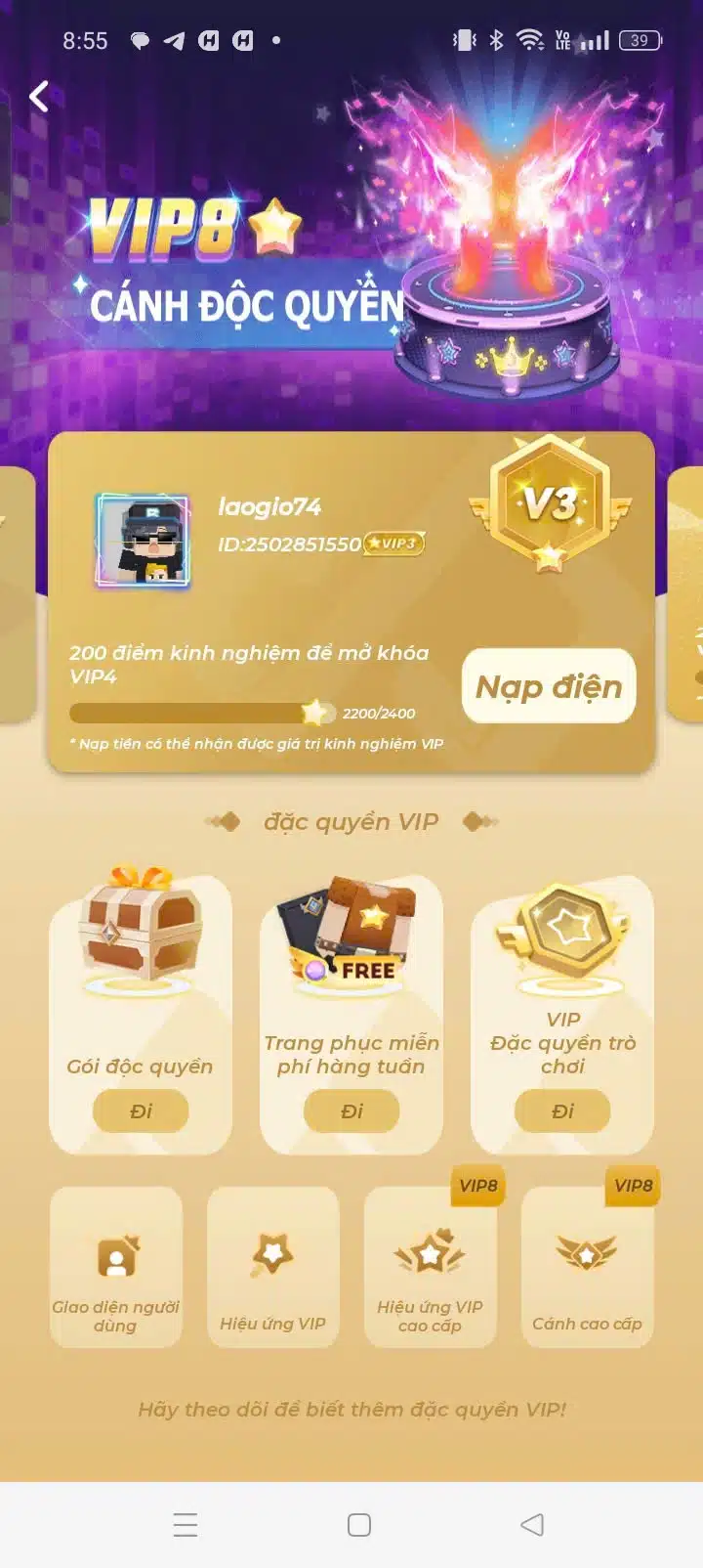 Shop Blockman Go miễn phí