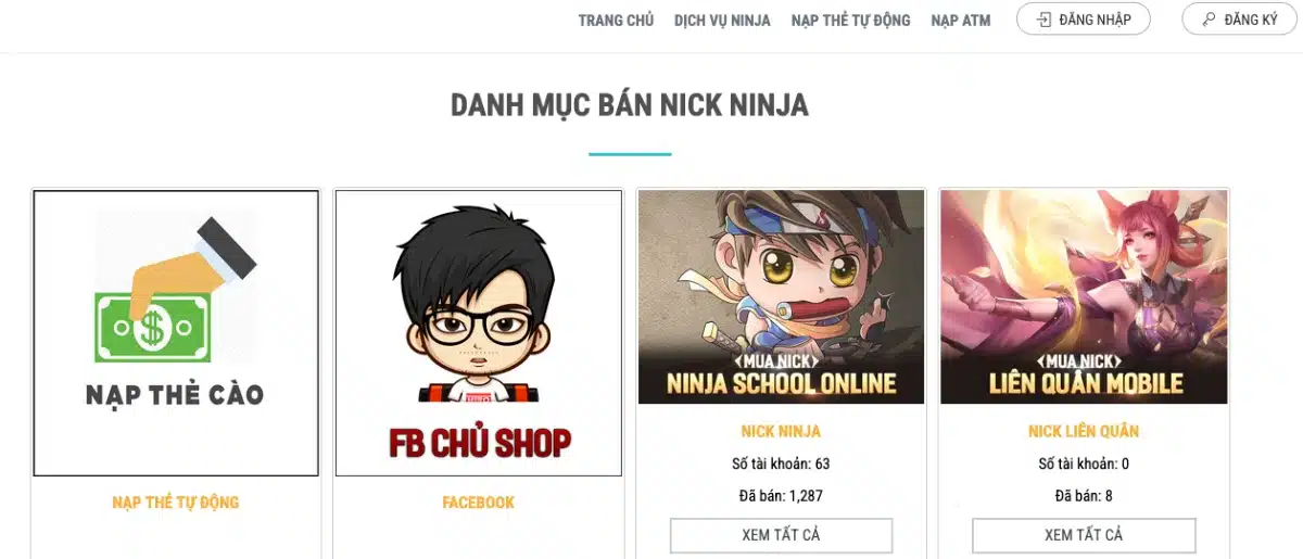 Shop Nick shopquangnso