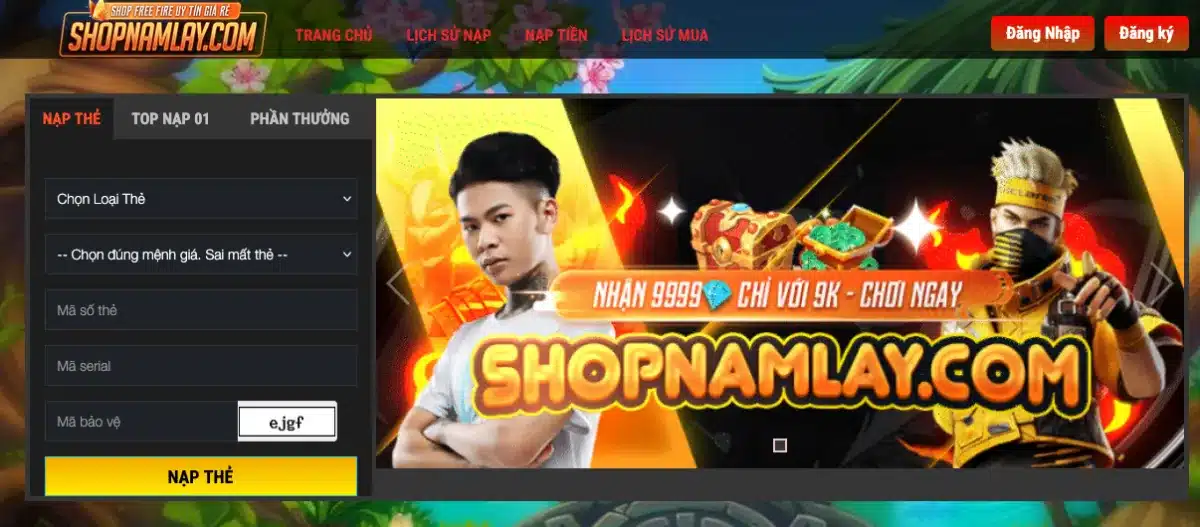 Shop acc FF 20k Nam Lầy - Shop Free Fire Uy Tín