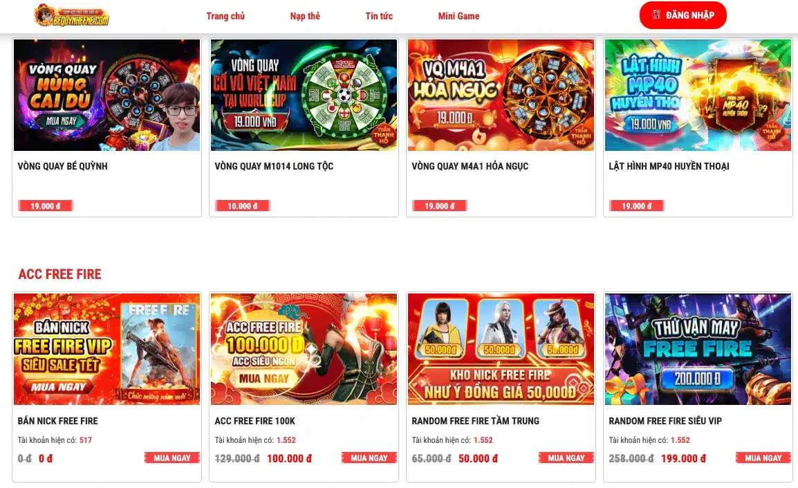 Shop bé Quỳnh FF 20k