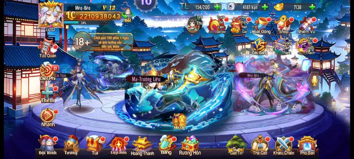 Tặng acc omg 3q mobile