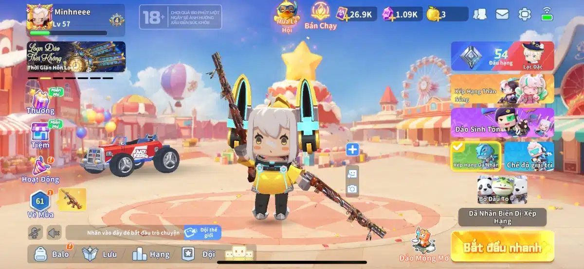 Tặng nick mini world free có id và mk