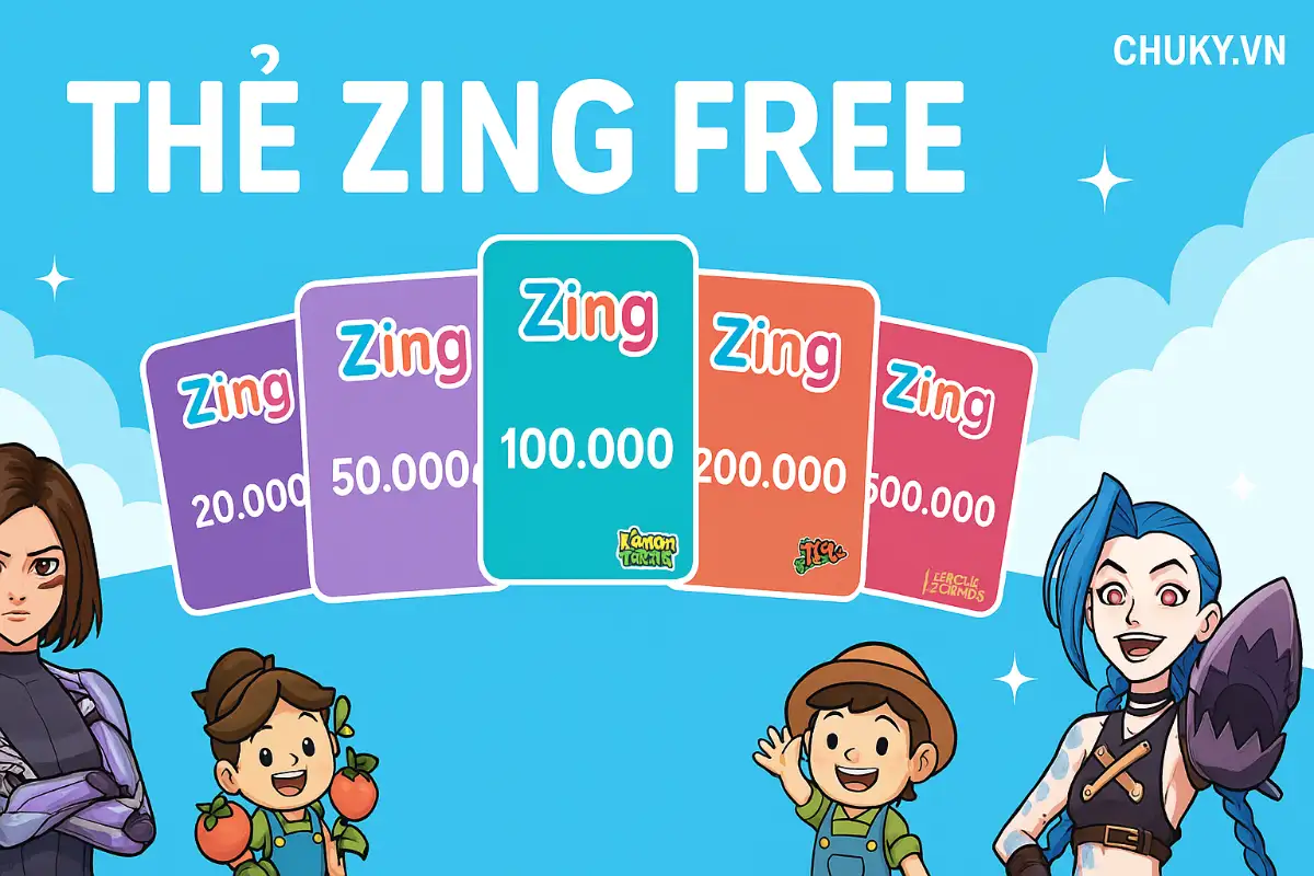 Thẻ Zing free