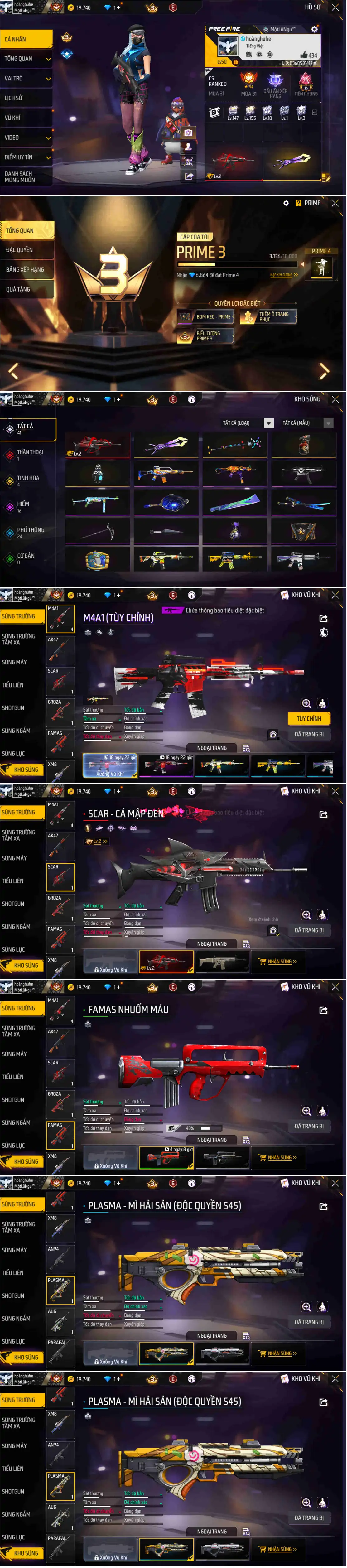 Xem ảnh nick FF giá rẻ 9k