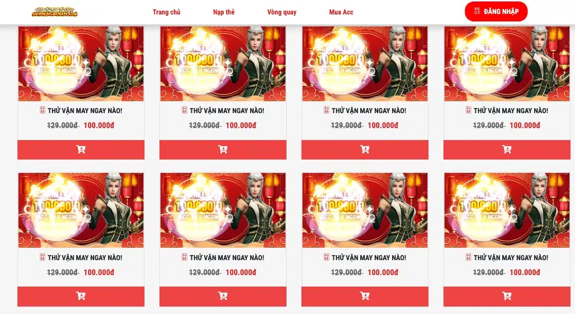Shop hungakira - random thử vận may FF 100k