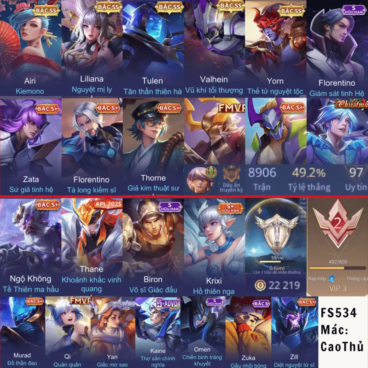 Cho acc liên quân đăng nhập bằng garena