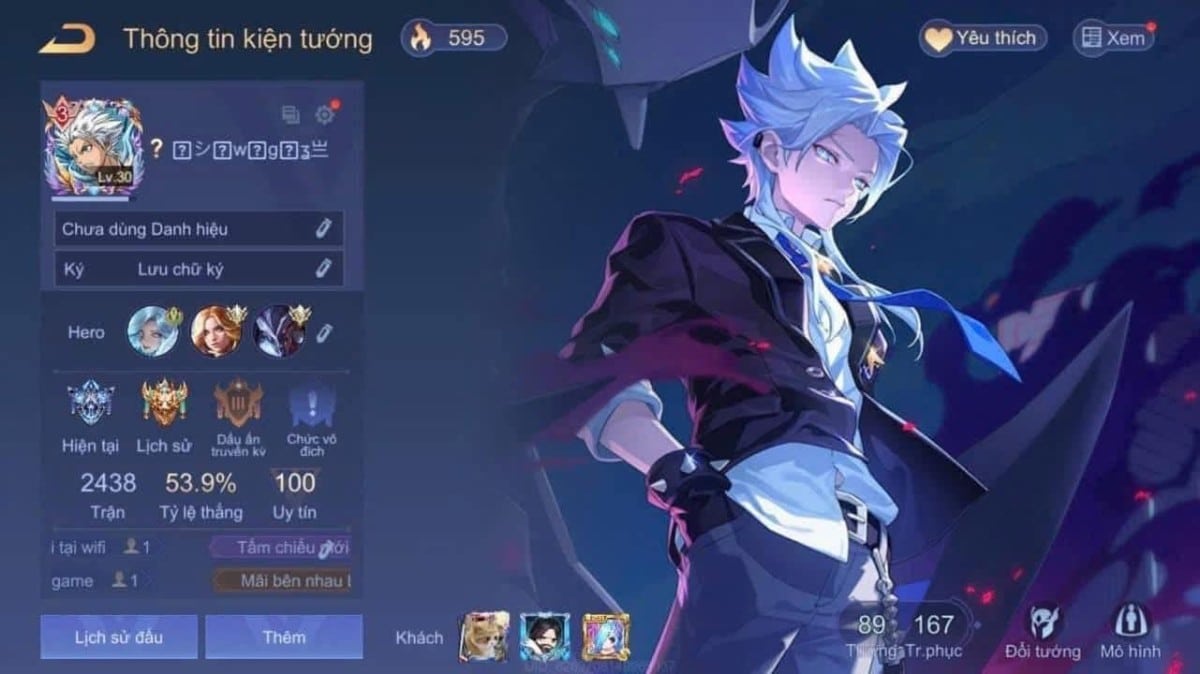 Shop acc clone Liên Quân 0k