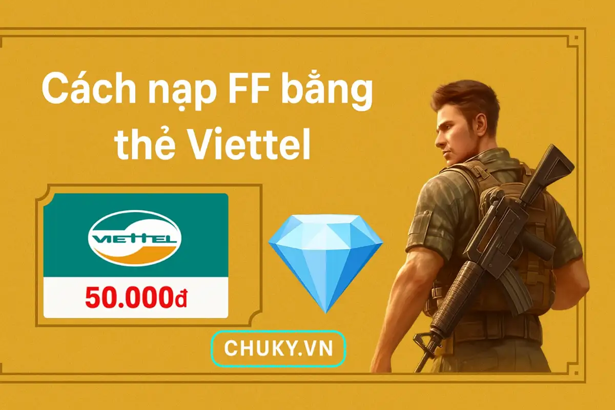 Cách nạp FF bằng thẻ Viettel
